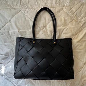 Nisolo Carry-All Handwoven Tote Black